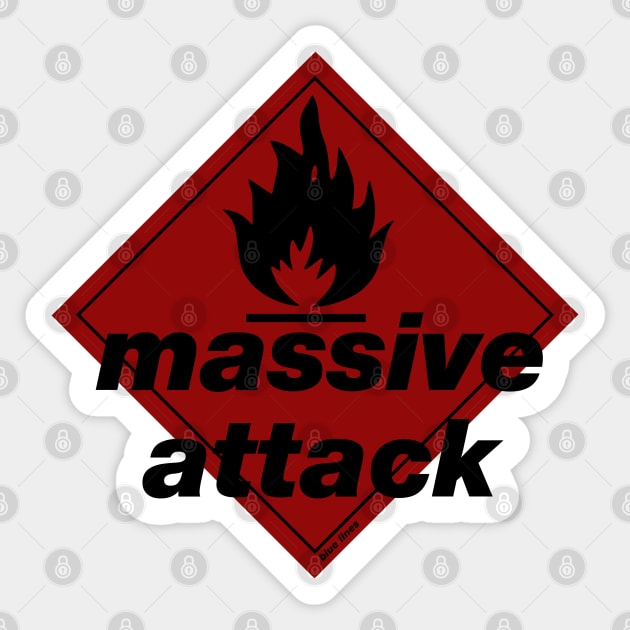 Massive Attack Fan Art Sticker by Timeless Chaos